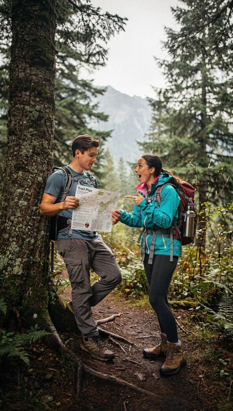 Rodzina korzystająca z offline'owego przewodnika podczas odkrywania lokalnych atrakcji.
