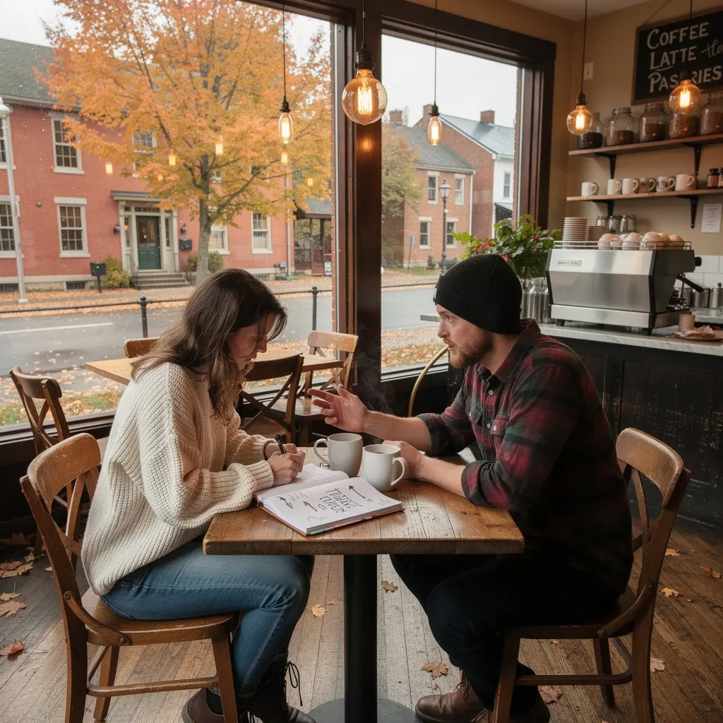 Widok na sceniczną trasę samochodową w okolicy górskiej z pięknymi widokami.